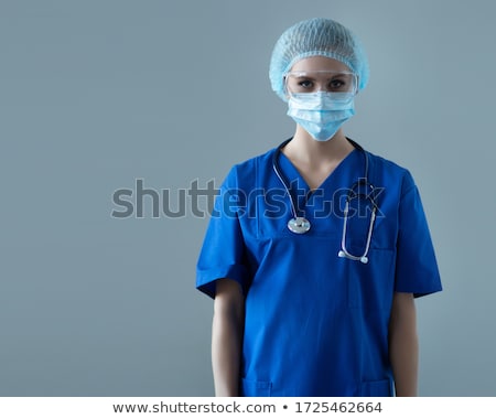 Foto stock: A Portrait Of A Female Doctor