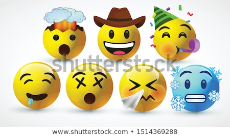 Zdjęcia stock: Cowboy Emoticon