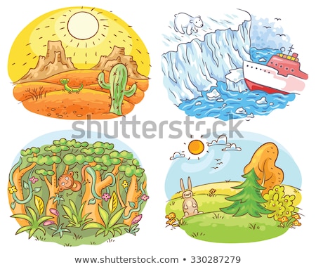 [[stock_photo]]: Set Of Landscape With Different Climate