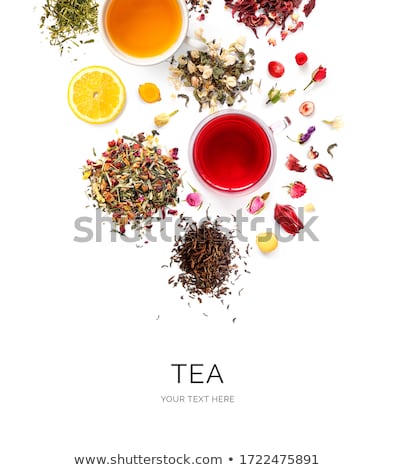 Foto stock: Herbal And Fruit Dry Teas