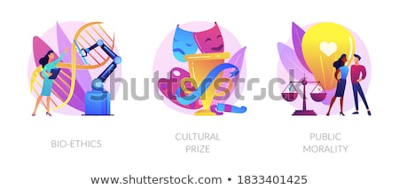 Stok fotoğraf: Ethical And Medical Issues Abstract Concept Vector Illustrations