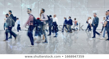 Stock photo: Mass Meeting Concept Banner Header