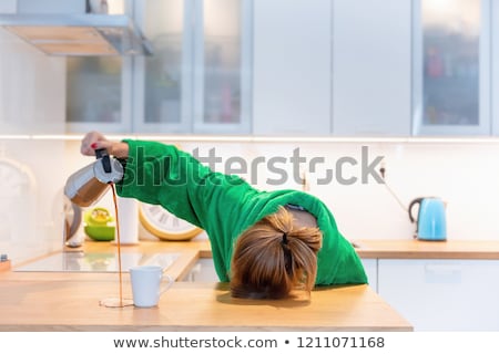 Foto stock: Tired