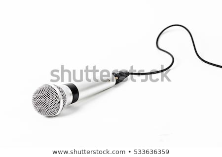 Stok fotoğraf: Classic Microphone Closeup