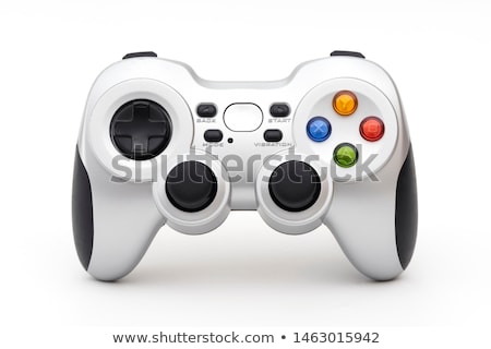 Stock fotó: Gray Game Controller Isolated