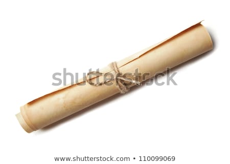 Foto stock: Old Rolled Paper