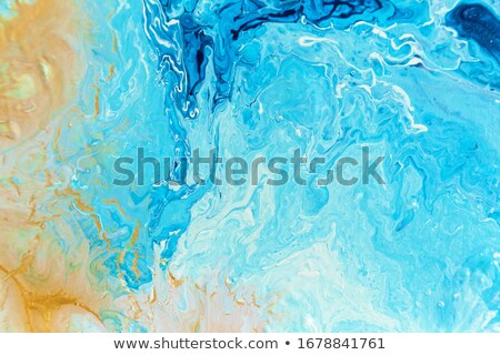 Stock photo: Gouache Turquoise Background