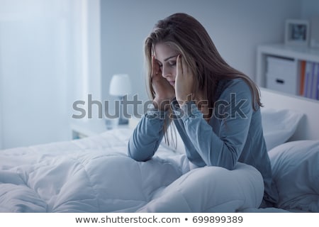 Foto stock: Sleeping Disorder Or Insomnia