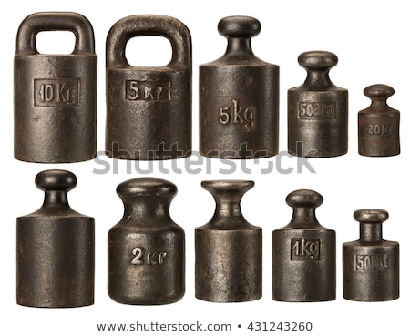 Stock photo: Old Rusty Scale Weight