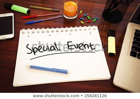 Foto stock: Special Event Business Concept