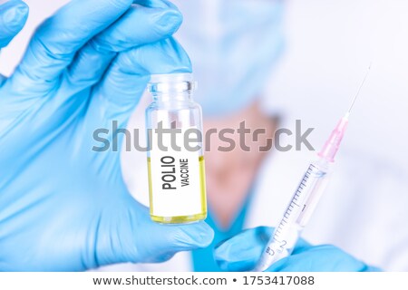 Stock fotó: Polio Diagnosis Medical Concept