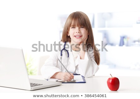 [[stock_photo]]: Young Girl Playing With Apples