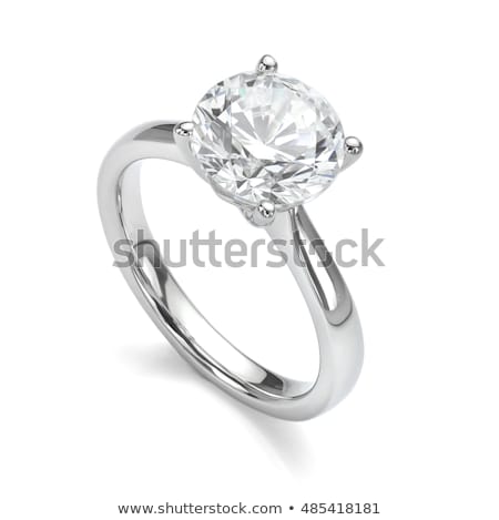 Stock photo: Single Diamond Ring