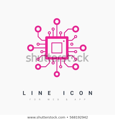 Stock photo: Motherboard Circuit Board As High Tech Minimalistic Background