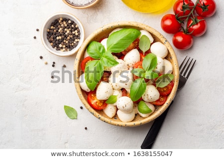 Stok fotoğraf: Caprese Salad Bowl