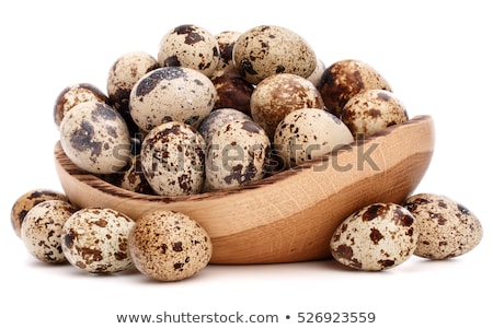 Stock fotó: Hen And Quail Eggs
