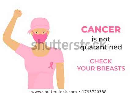 Stock photo: Chemotherapy Woman Wearing A Medical Mask