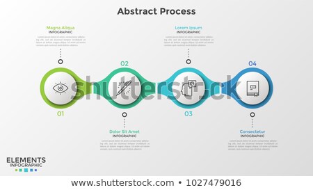 Stok fotoğraf: It Manager Developer Minimal Infographic Banner Vector