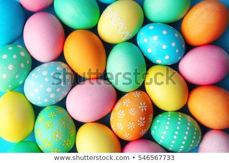 Stok fotoğraf: Easter Egg With Flowers