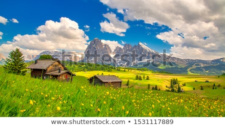 Stock photo: Mountain Hut In South Tyrol Italy