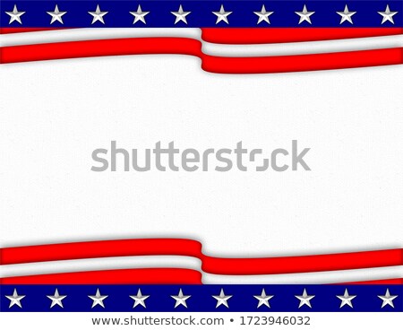 Сток-фото: Stars And Stripes Red White And Blue Background