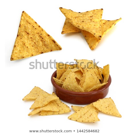 Foto stock: Bowl Of Nachos Tortilla Chips
