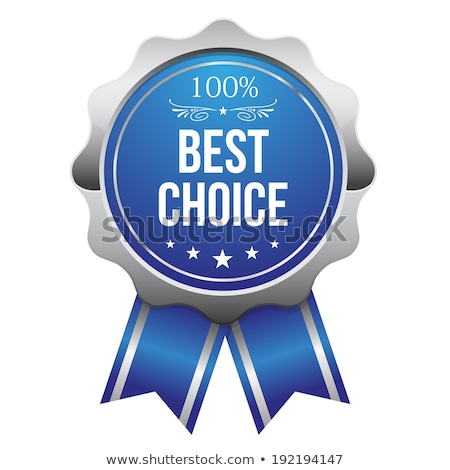 Foto d'archivio: Best Choice Blue Vector Icon Design