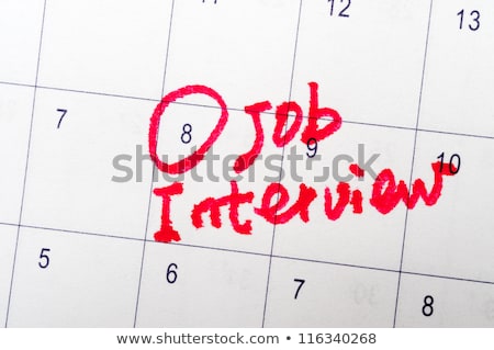 Job Interview Message On Paper Stock foto © Raywoo