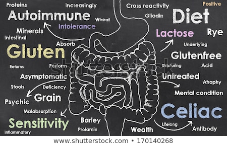 Zdjęcia stock: Diagnosis - Lactose Intolerance Medical Concept