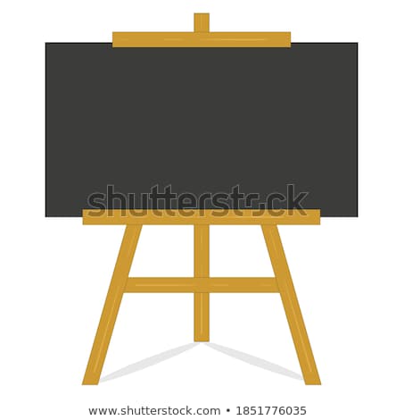 Empty Clean Black Chalkboard Eps 10 Zdjęcia stock © urbanbuzz