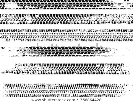 Сток-фото: Tire Tracks Vector