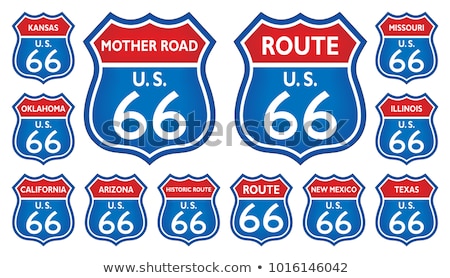 Stock photo: Historic Route 66 Sign In Illinois