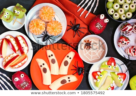 Stok fotoğraf: Halloween Table Setting