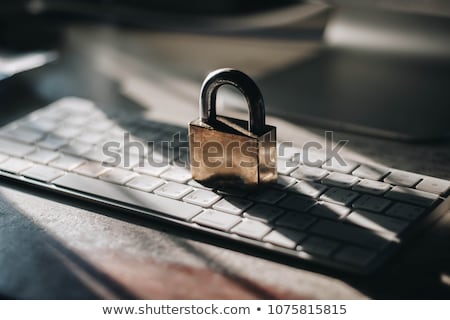 Stock foto: Password Closeup Of Keyboard 3d