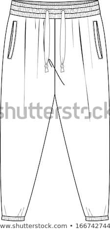 ストックフォト: Woman Jogging Vector Teenager In Sport Apparel