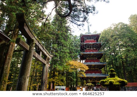 Zdjęcia stock: Gojunoto Pagoda In Nikko Japan