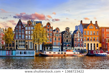 Stok fotoğraf: Houses Of Amsterdam Netherlands