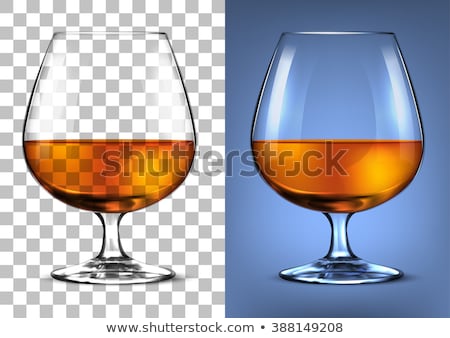 Foto stock: Glass Of Cognac Or Whiskey