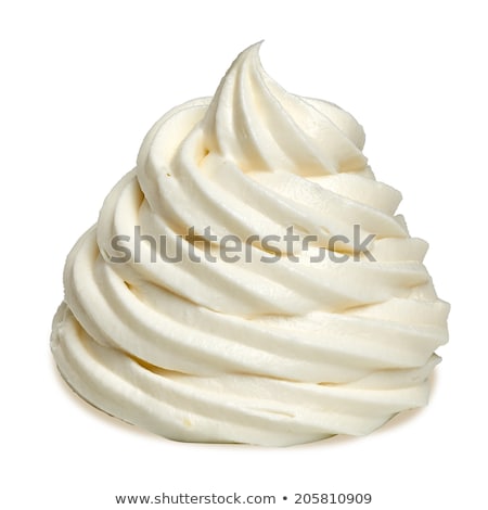 Stockfoto: Close Up Of Cupcake With Buttercream Frosting