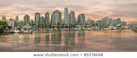 Stok fotoğraf: Vancouver Bc Sunrise View From Sutcliffe Park