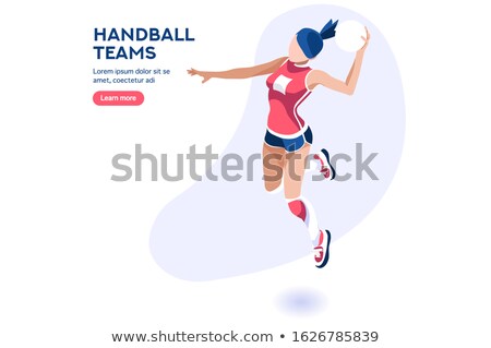 ストックフォト: Athlete Handball Player