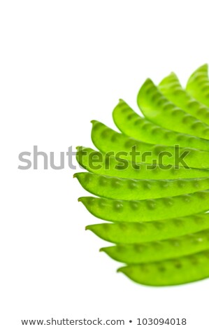 Green Peas Spread Out Like A Fan Stockfoto © Calvste