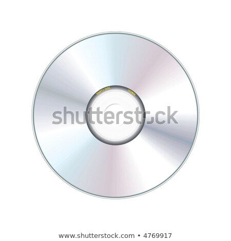 An Illustration Of An Isolated Realistic Compact Discs Stockfoto © ojal