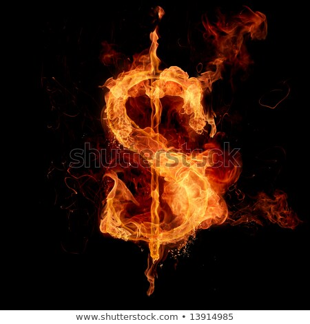 Сток-фото: Dollar Sign With Plasma Design