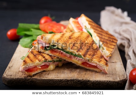 Imagine de stoc: Andwich · la · grătar