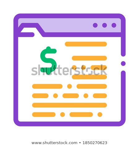 Magnifier And Sign Of Dollar Abstract Finance Symbol Imagine de stoc © pikepicture