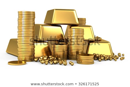 [[stock_photo]]: Gold Bar Over White