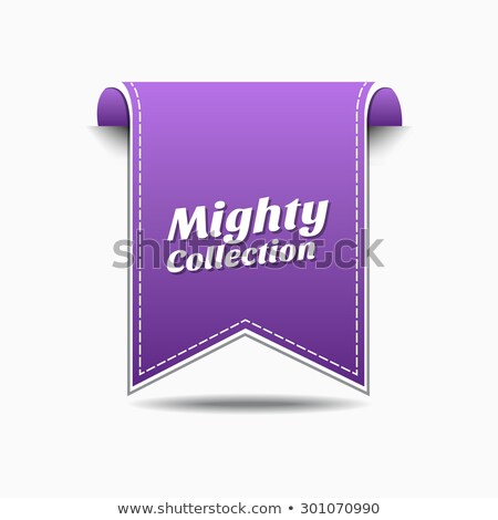 Сток-фото: Mighty Collection Violet Vector Icon Design