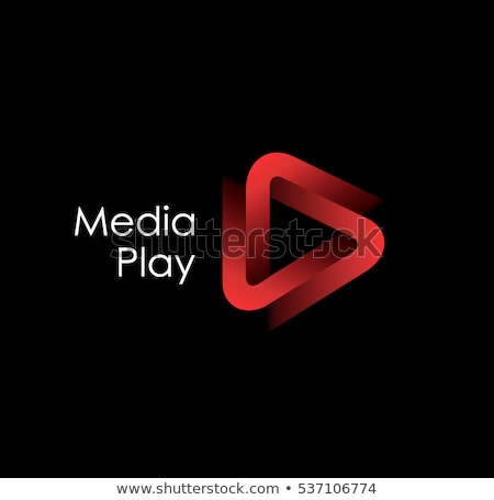 Stock photo: Movie Player Logo Concept Play Logotype Vector Illustration