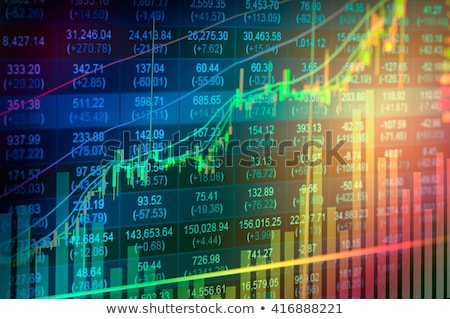 Foto d'archivio: Stock Market Data And Chart